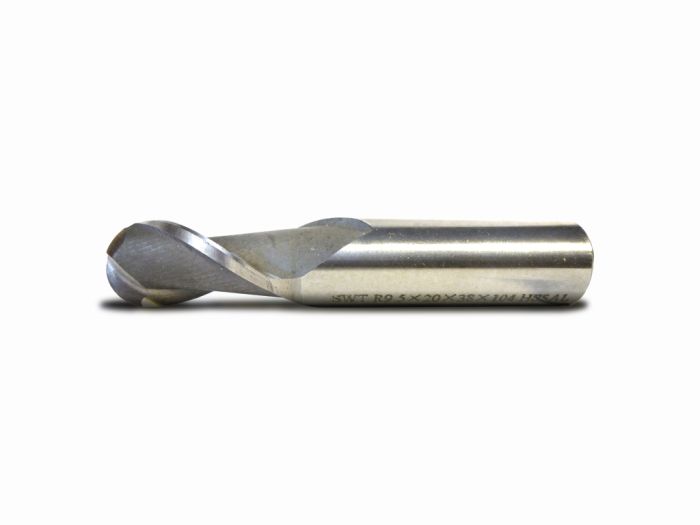 HSS 13 x 26 x 83 Z-2 HA Кінцева радіусна фреза; finish; uncoated; Long